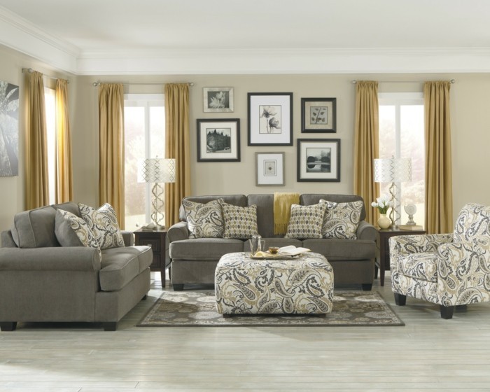 कमरे में रहने वाले सेट-फर्नीचर और तकिए-साथ-सुपर-dessin-आकृति परिवर्तन