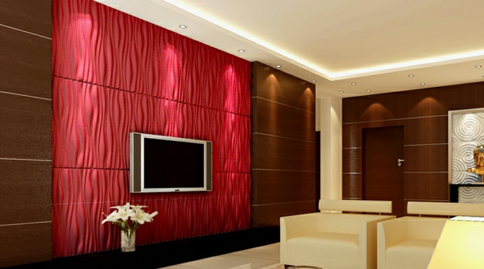 הסלון-עיצוב-סלון-set-קיר לוחות-tv-קיר-קיר לוחות קיר טלוויזיה 3D