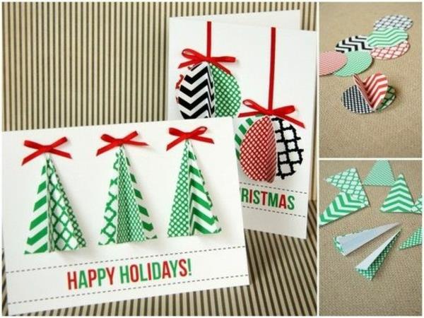 अद्भुत क्रिसमस कार्ड खुद-शिल्प रचनात्मक विचार