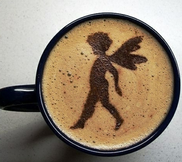 कॉफी फोम डेको की अद्भुत छवि