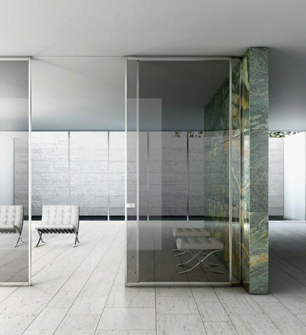अद्भुत-इंटीरियर डिजाइन-साथ-कांच के दरवाजे आधुनिक Ambiente