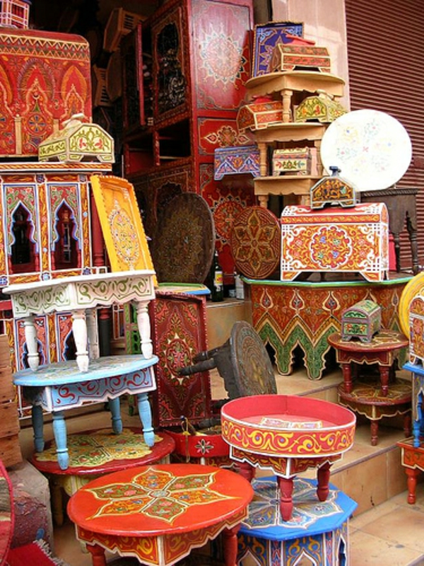 gyönyörű marokkói bútorokkal