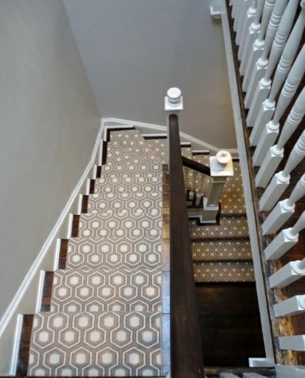 美丽的楼梯地毯想法