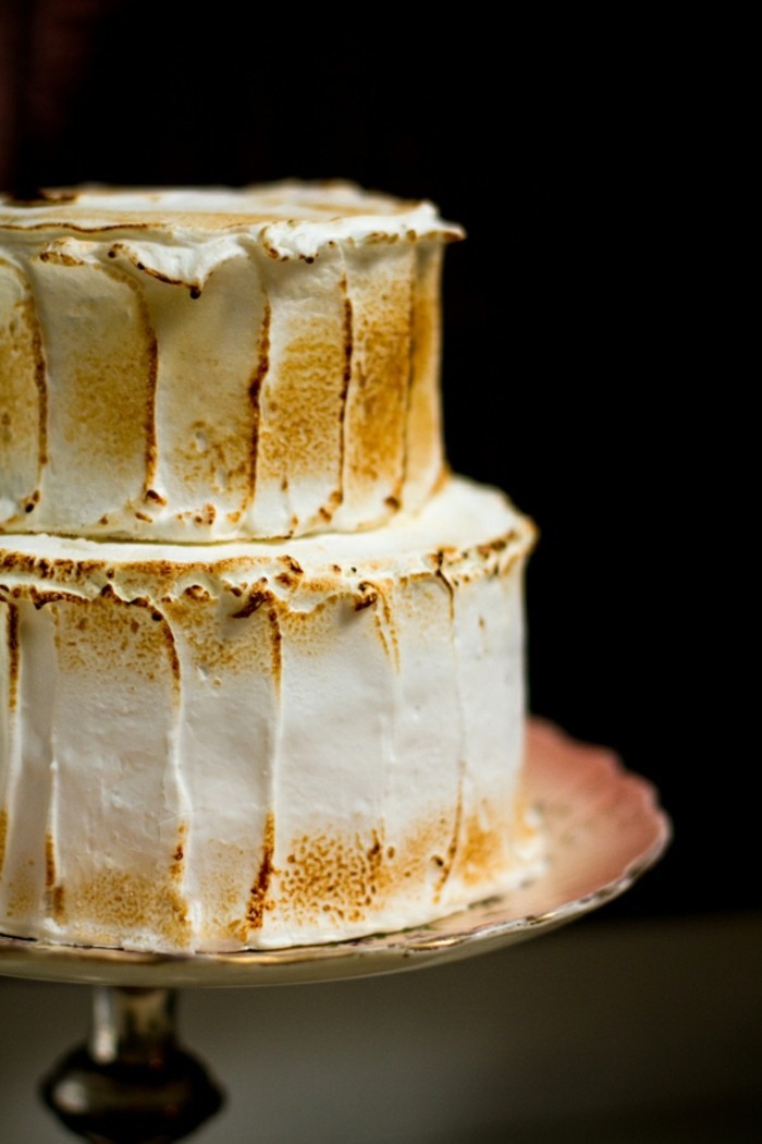 beau-modèle de gâteau de mariage-propre fait