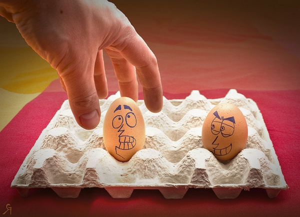 -dos huevos mitgesichter-en-huevo-cartón-funny-pictures